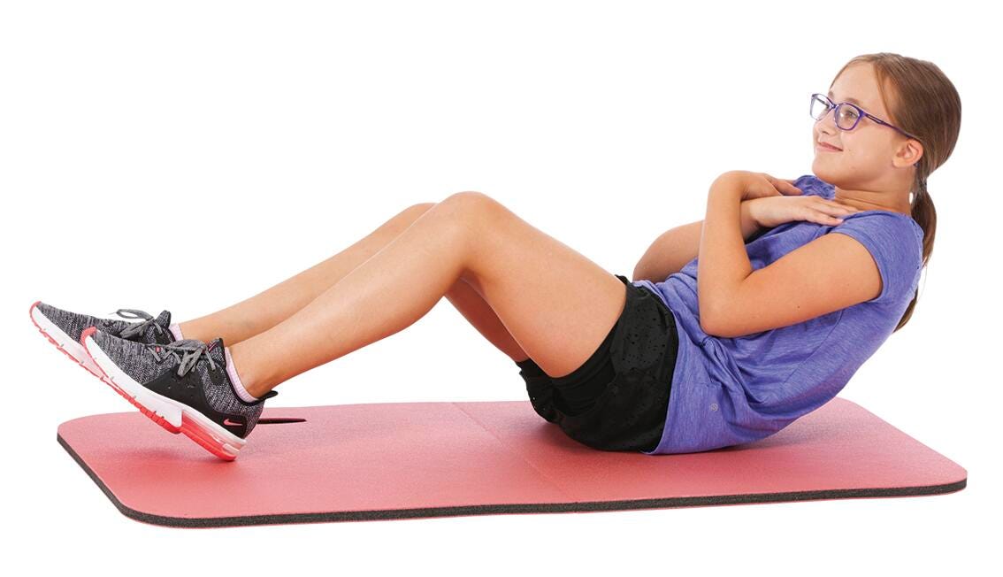 FlagHouse Folding Exercise Mat, 24 x 48 x 3/4 Inches 2120158